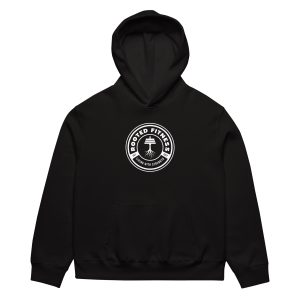 Oversized heavyweight Badge Hoodie