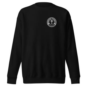 Rooted Fitness Badge Unisex Premium Sweatshirt